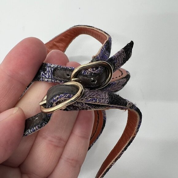 Missoni Multicolor Knit Slingback Peep Toe Heels - Picture 11 of 12